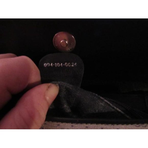 Gucci Vintage Blue Patent GG Coated Canvas Shoulder Bag - Picture 6 of 12